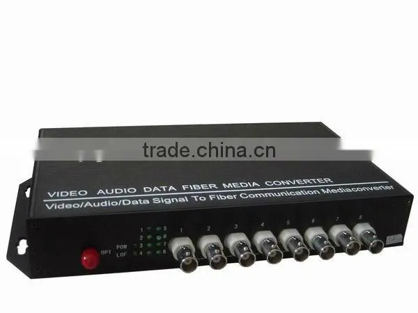 16 Channel Video and 1 Reverse Data Optical Transmitter and Receiver ,Singlemode, Single fiber,FC or SC connector