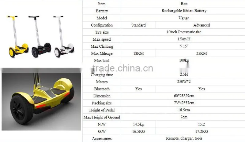 New premium self balancing electric scooter bluetooth 2 wheel chariot