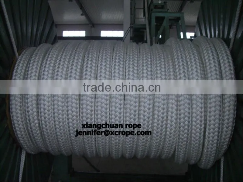 8 strands PP Fiber rope Dia70mm/Brown labor line/mooring rope