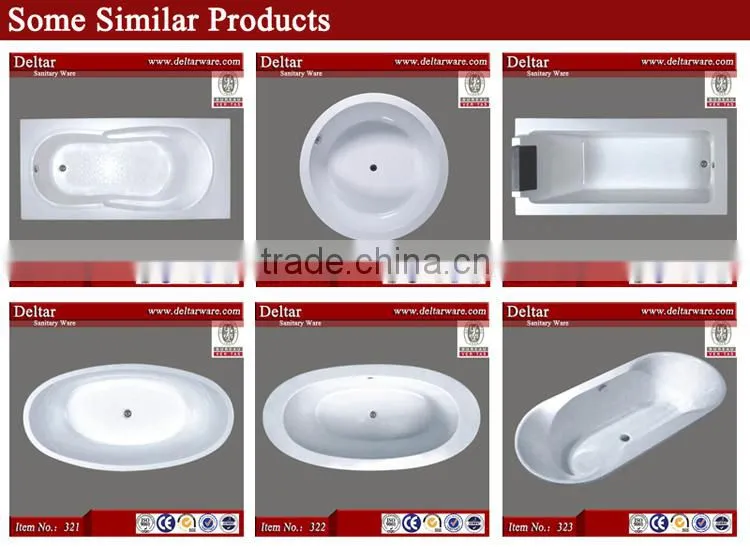 Chinese Common Bathtub, The Factory Elliptical Wholesale Bathtub, Cheapest Drop-in Cast Iron Bathtub