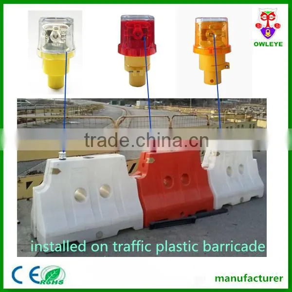 solar warning light/led road safety flashing light
