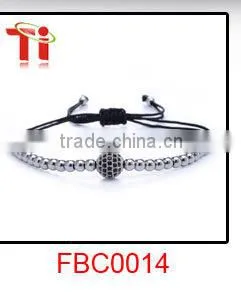 2016 New Mesh Magnetic Resin Material Stardust Bracelet Jewelry Black