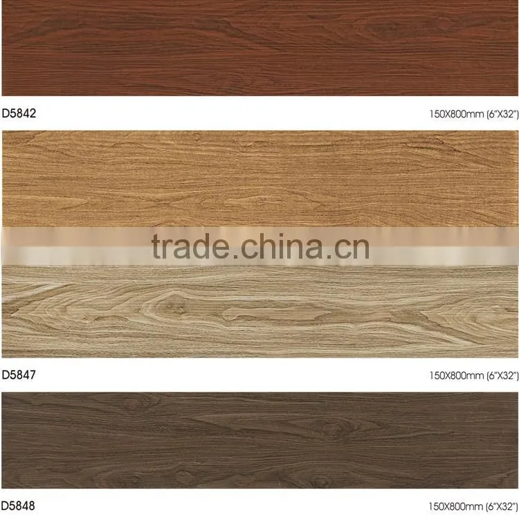 Multi-Color Wood Look prefabricadas Designs Italian Floor Rustic Porcelain Tiles with Price