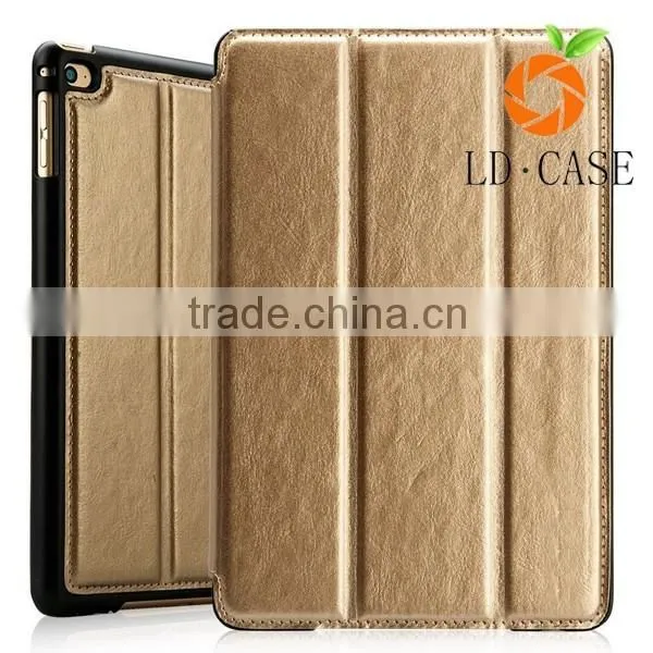 Business Style Leather Flip Cover Auto Wake/ Sleep Smart Case for ipad air