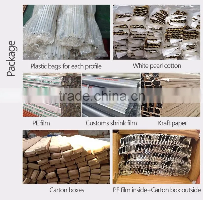 Superior quality powder caoted aluminium 6063 alloy aluminum extrusion