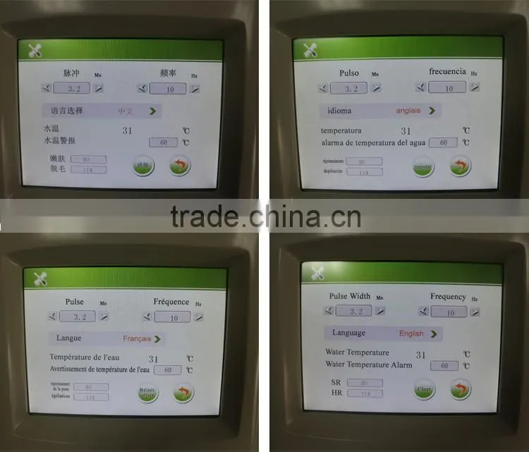 3000W OPT SHR IPL RF permanent line hair removal machine at home