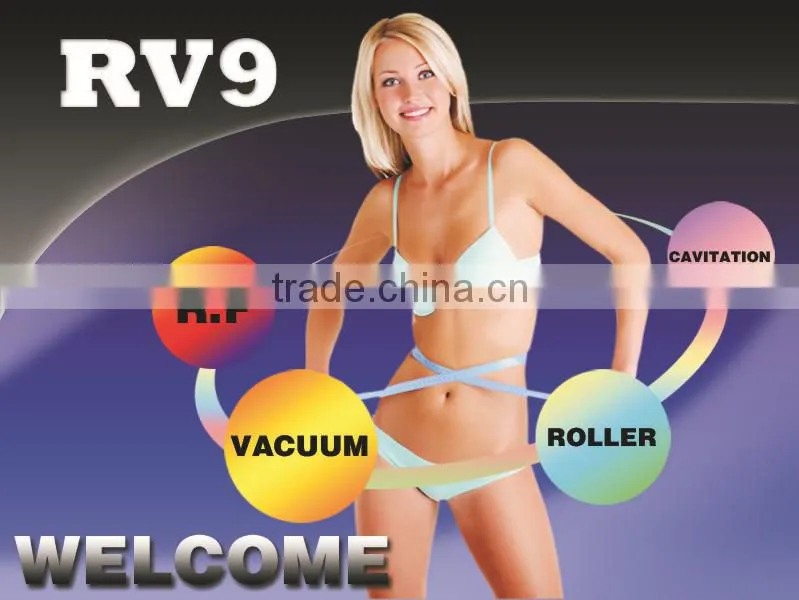 New products Portable 4 in 1 tripolar ultrasonic cavitation vacuum slimming machine