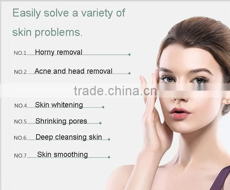 2016 hot sale Beauty Anti-aging Skin Peeling Device Scar Acne Pore Peeling Machine blackhead suction machine in usa
