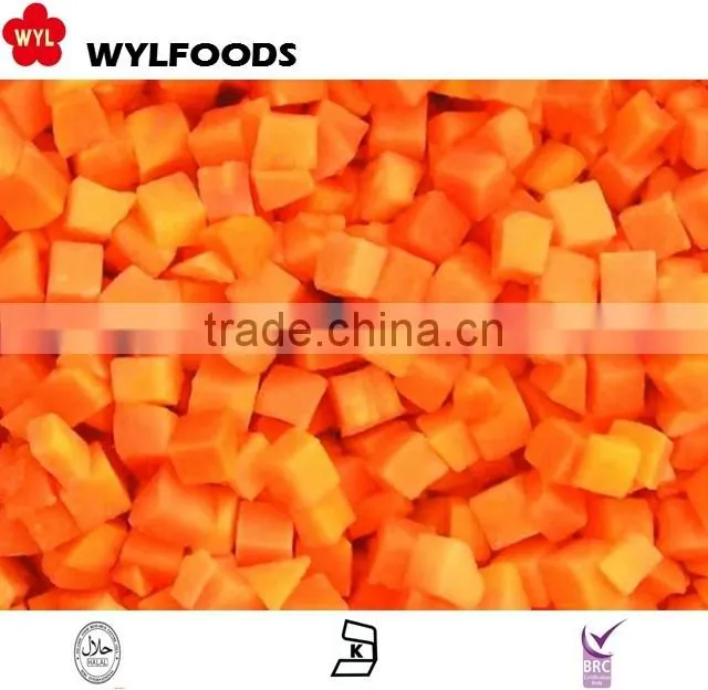 IQF frozen Papaya dices HIGH quality 2015