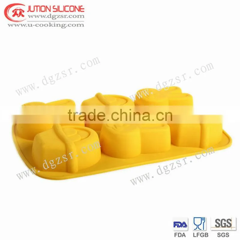 2012 hot sales rabbit silicone bakeware
