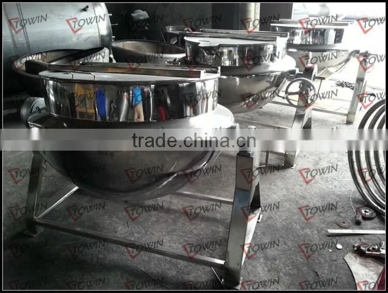 stainless steel jacketed boiling mixing tank