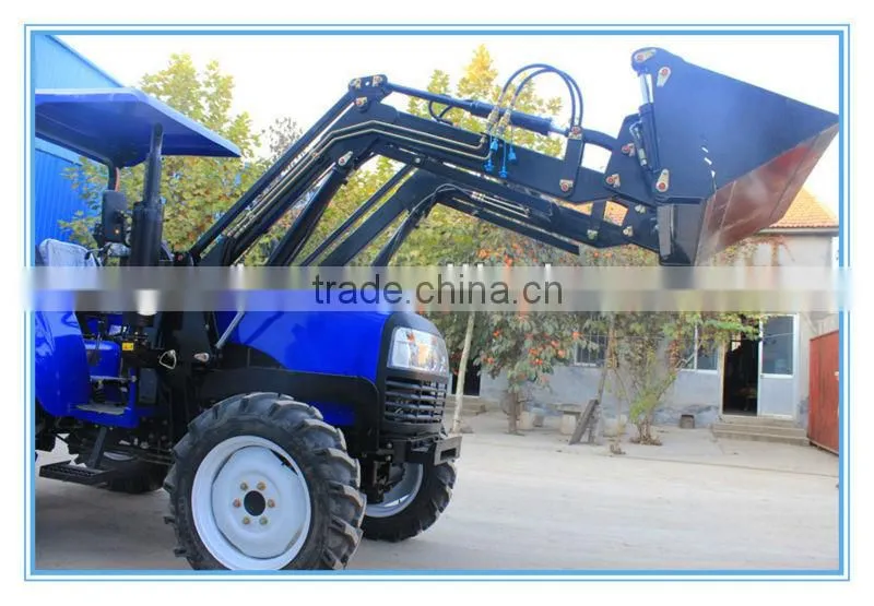 40-60HP 4x4 tractor with 4in1 front end loader