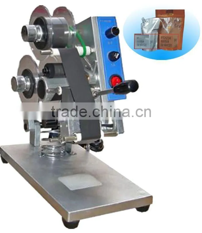 Hand press small code printer
