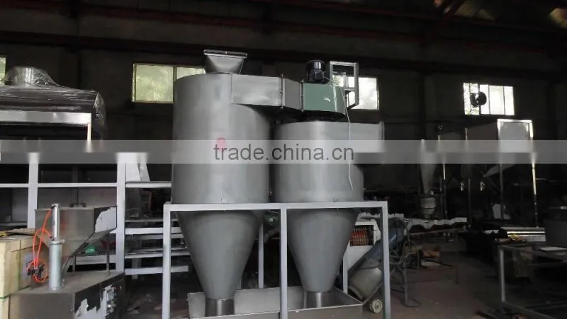 LPG Heating Oily Seeds Cocoa Beans Rotary Roaster Machine