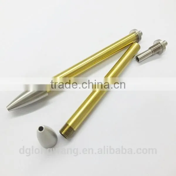 china cnc lathe machine stainless steel pen& pen parts