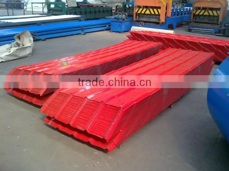 PPGL/PPGL ASTM A653 waved steel roofing
