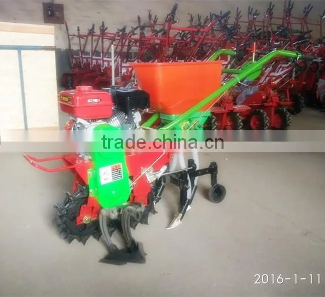 2016 hot sale multi-function 2 rows manual bean seeder