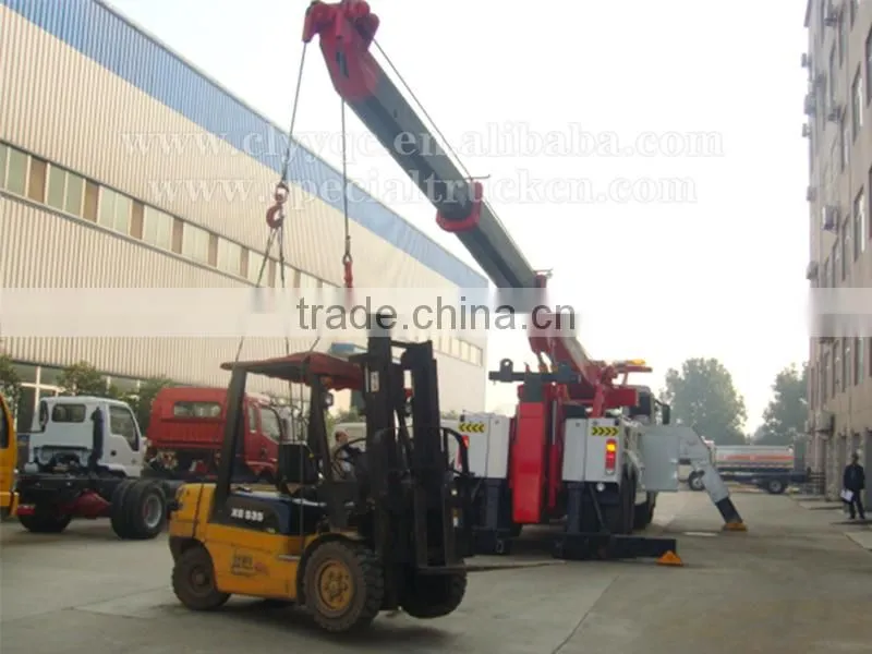 SINOTRUK HOWO 8x4 30Ton flatbed tow truck