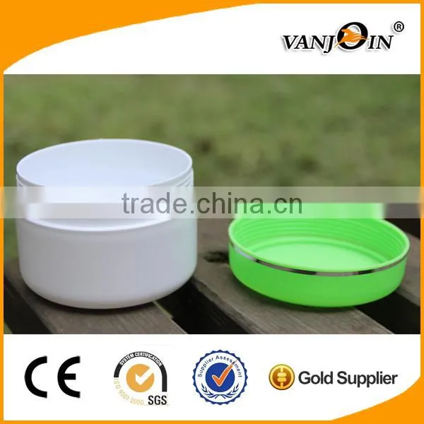 customized Cosmetic plastic jars and screw top lids