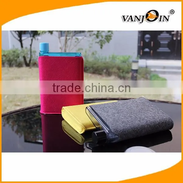 Memobottle A5 Size Slim Reusable Transparent Water Bottle 420ml