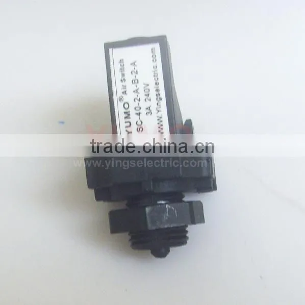 SC-40 3A 240V 12V SPST or SPDT low pressure switch gas water oil air air flow switch