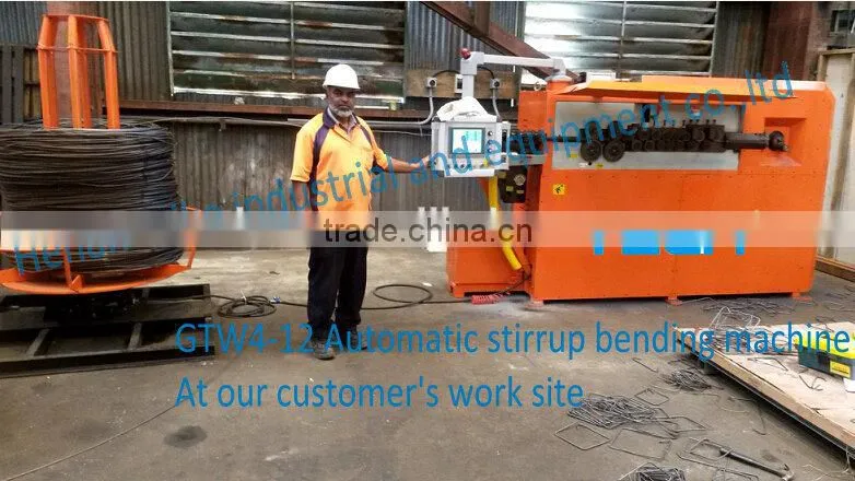 CNC GF28 electrical manually portable small rebar bender machine