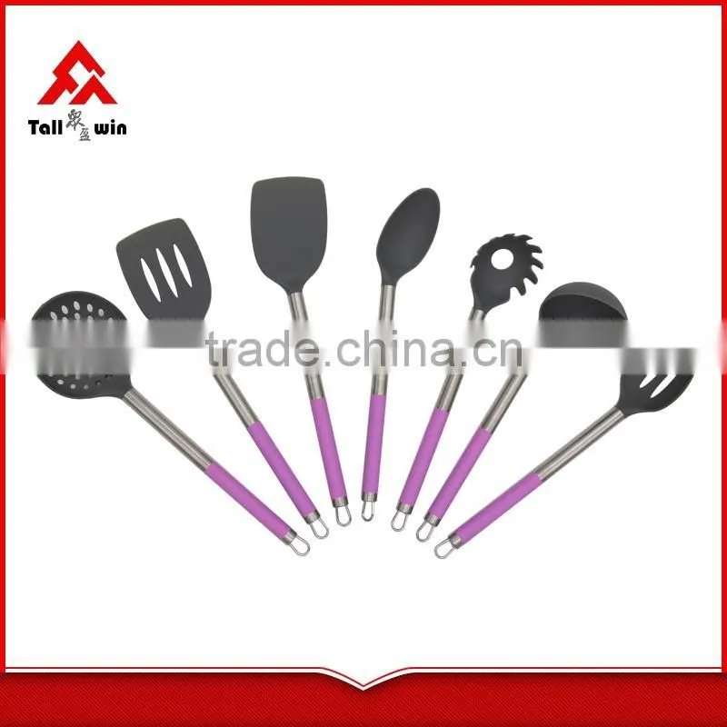 Great variety multipurpose 7 pcs nylon kitchen utensils