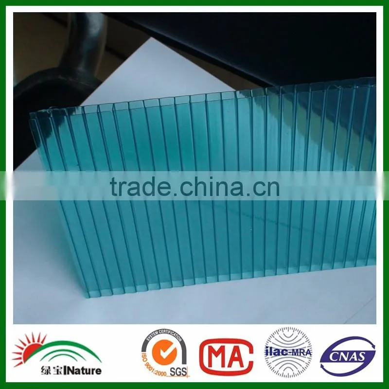 Makrolon polycarbonate sheets& 2016 Pc hollow sheet twin-wall pc panel honeycomb sheets