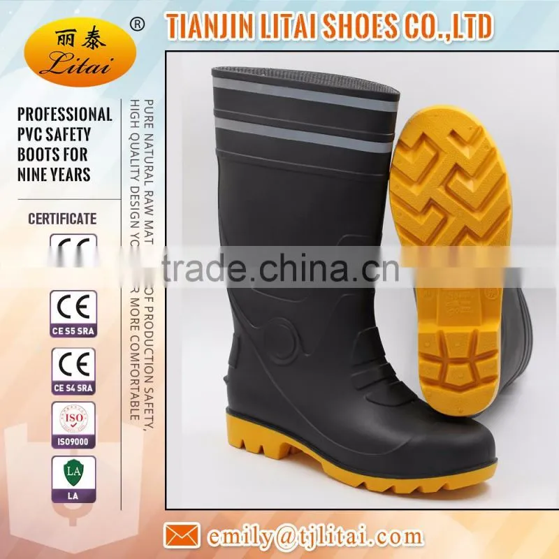 PVC Work Boots Wellington Gumboots PVC Safety Gumboots