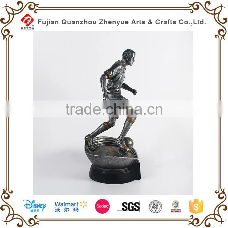 Customized soccer player figure .