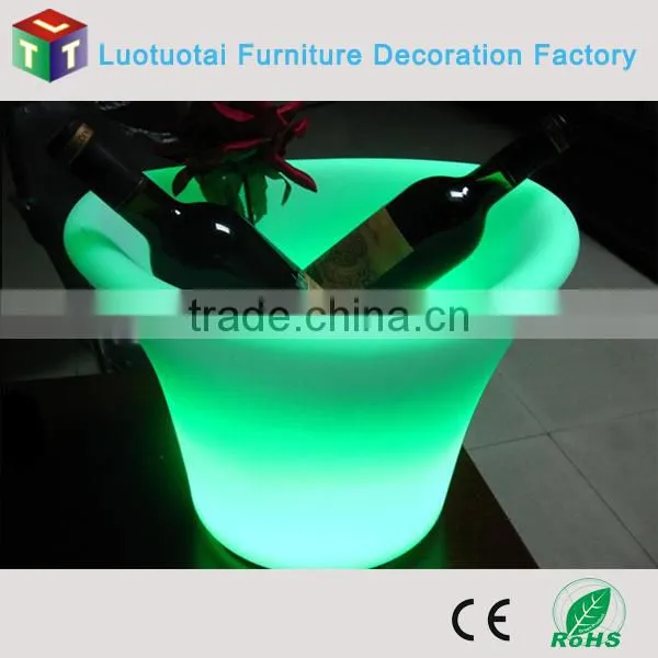 led ice bucket/party/event remote control RGBW color change wireless led ice bucket