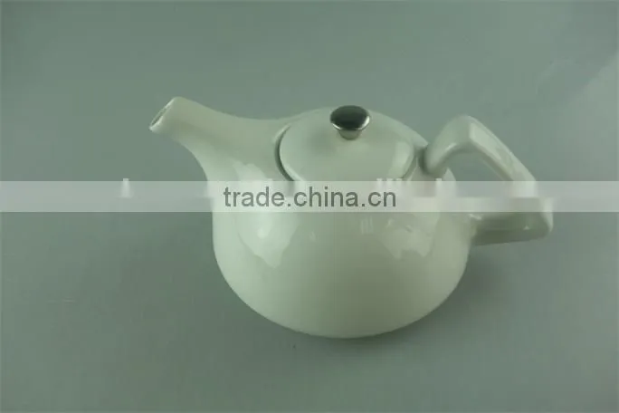 tea pot,ceramic tea pot with lid,cheap ceramic white tea pot with lid