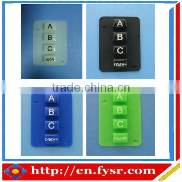 different customized silicone cell phone keypad silicone keypads supplier