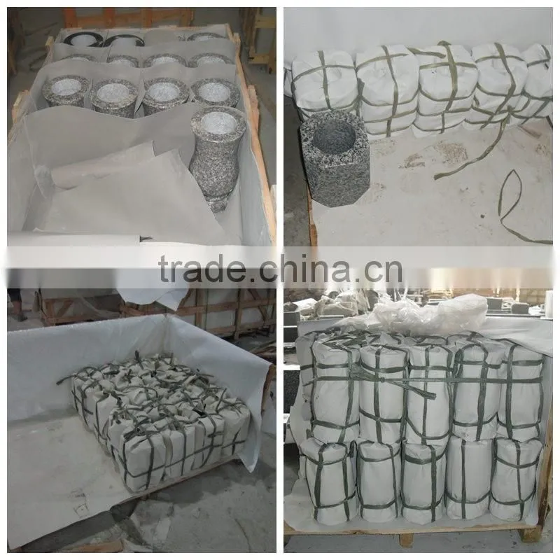 Cheap granite Vases Tombstone Flower Granite Vases For Gravestone