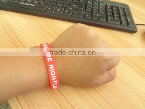 inkfilled adult bulk cheap silicone wristbands
