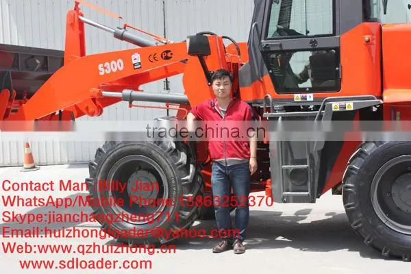 New model 1.6ton backhoe wheel loader with CE JN916 type
