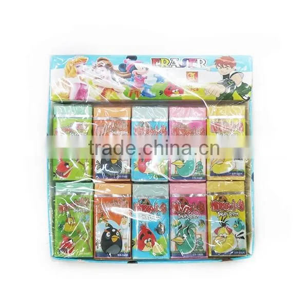 30pc Custom Soft Rubber Eraser Colorful Eraser