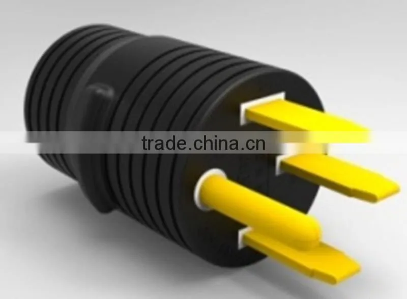 S10348 Round Generator Power Adapter, 30-Amp Female to 50-Amp Male