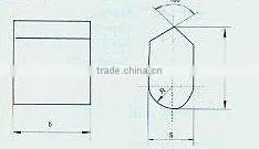 mine and oil field drill bits b for hard alloy teeth (1372)