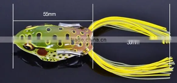Model LYO3 Frog super soft Lures 55mm 14g floating fishing bait
