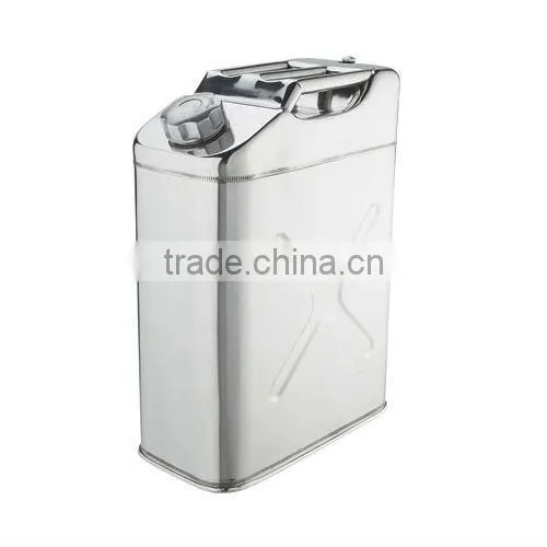 20L Vertical Stainless Steel Oil Tank Jerry Can