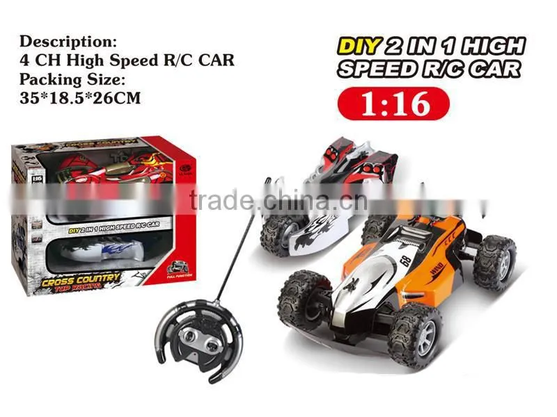Super 4CH rc car toy small scale high speed diy rc car kit 27MHz/40MHz with EN71/ASTM/EN62115/6P