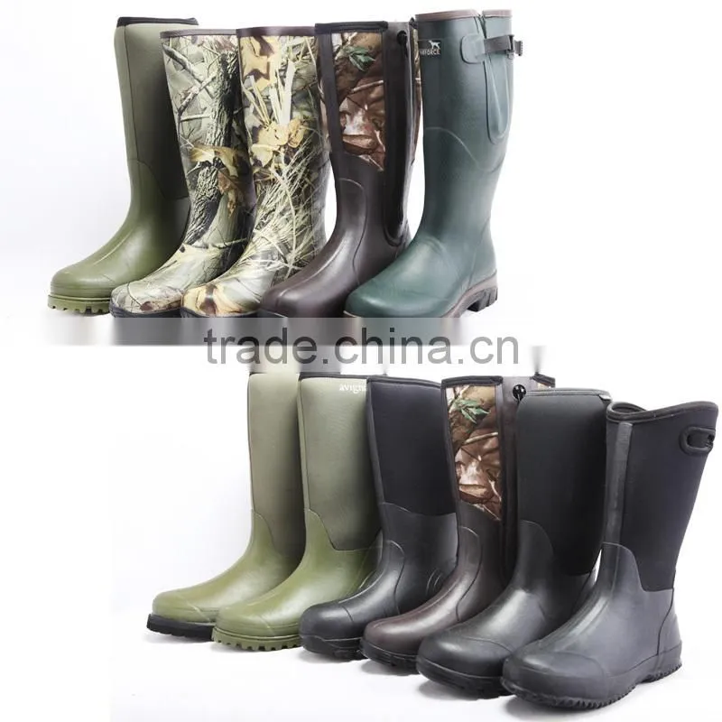 waterproof outdoor rubber hunting boots