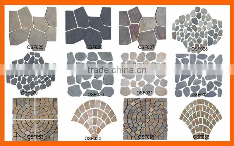 Random Meshed Slate Paving Stone