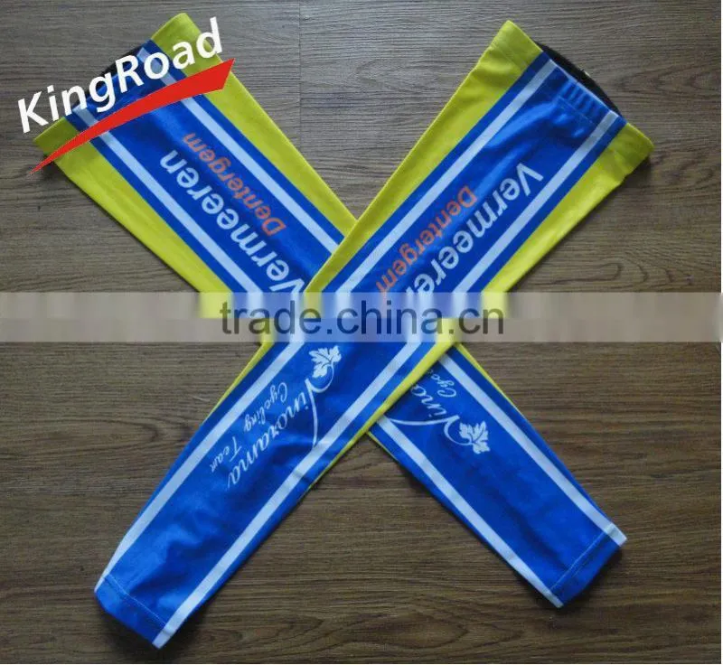 2014 uv protection Newest sleeve cycling arm warmers
