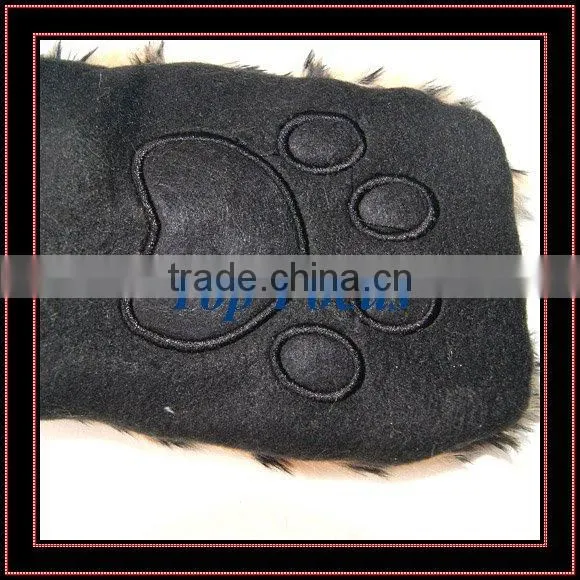 HIGH QUALITY FLUFFY FAUX FUR ANIMAL HOOD BABY HATS PANDA