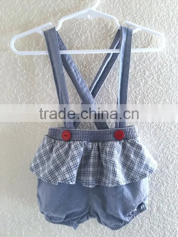 Baby suspenders bloomer infant toddler clothes wholesale yiwu factory