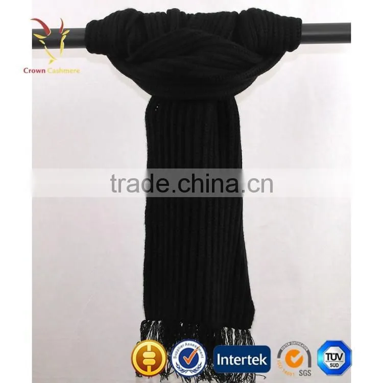 Manufactory Long Big Neck Scarf with Fringe