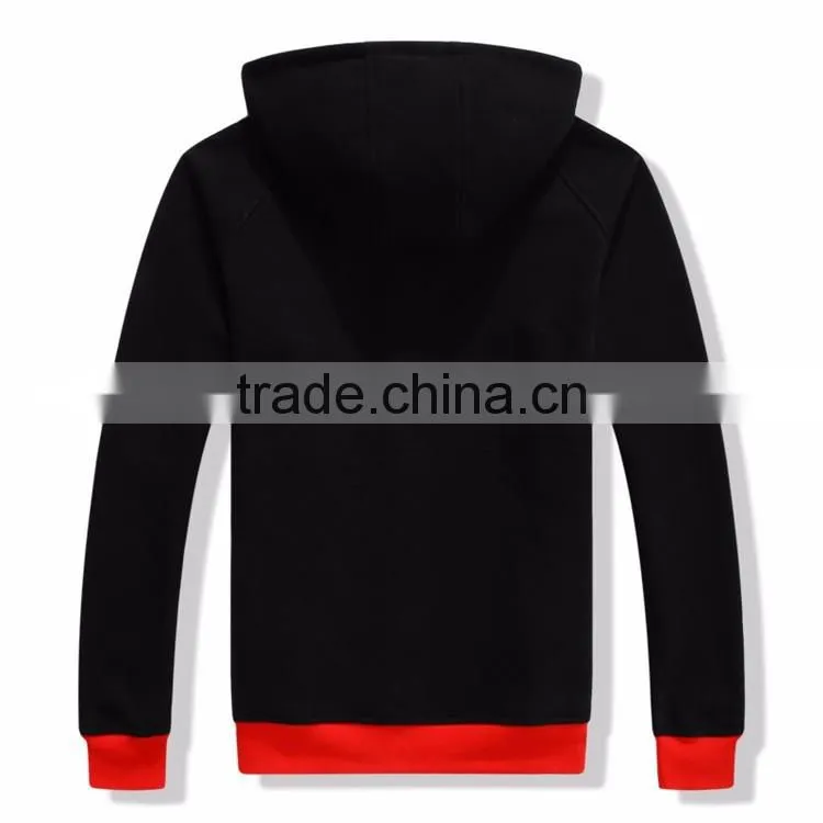 OEM Cheap Custom Heavy Thick Mens Cotton Polyester Fleece Zip Up Sweatshirt and Hoodies