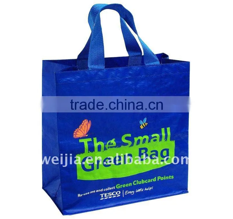 logo printed non-woven hand bag